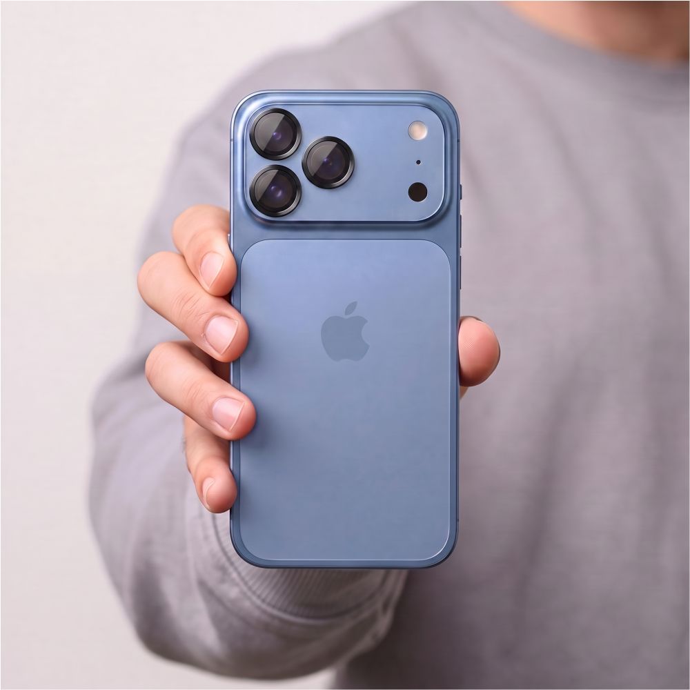 Tech-Protect iPhone 18 Pro/iPhone 18 Pro Max Kameralinsebeskytter Cam Fit+ Sort