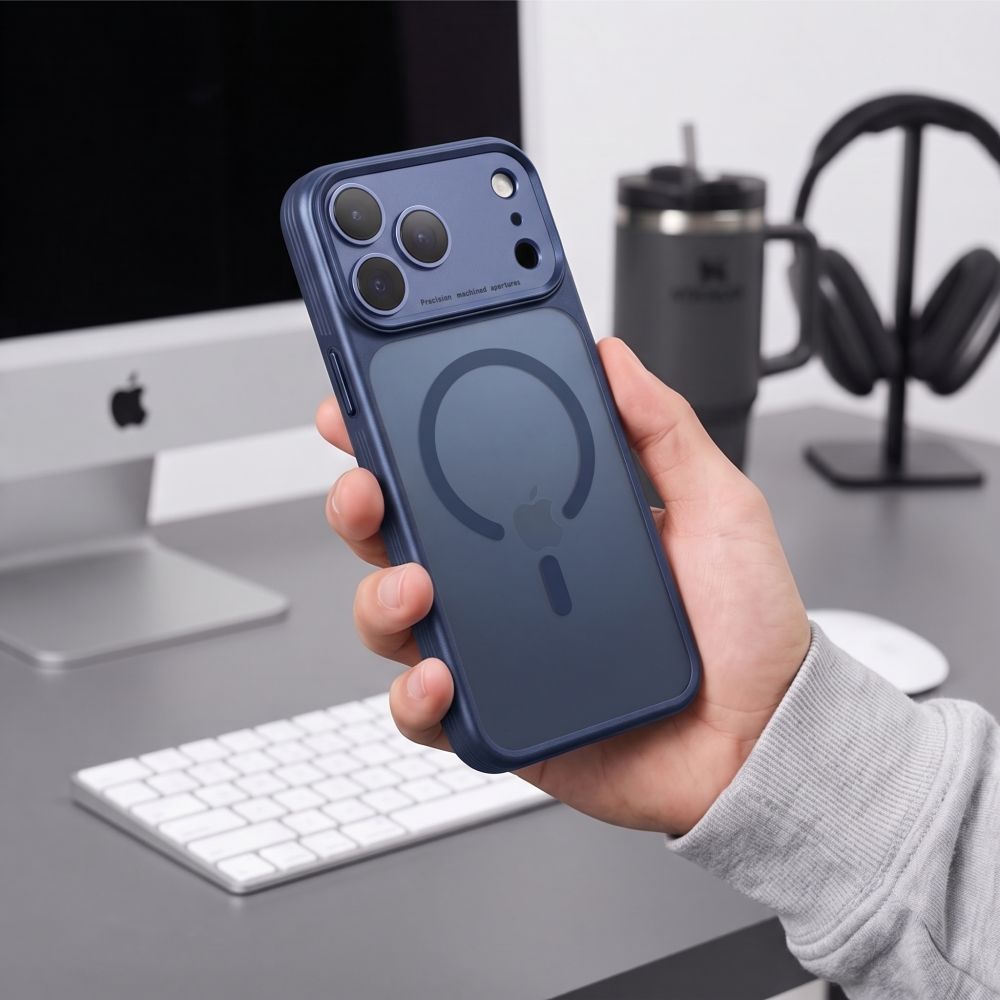 Tech-Protect iPhone 17 Pro Max/iPhone 18 Pro Max Cover MagPrime MagSafe Mat Blå