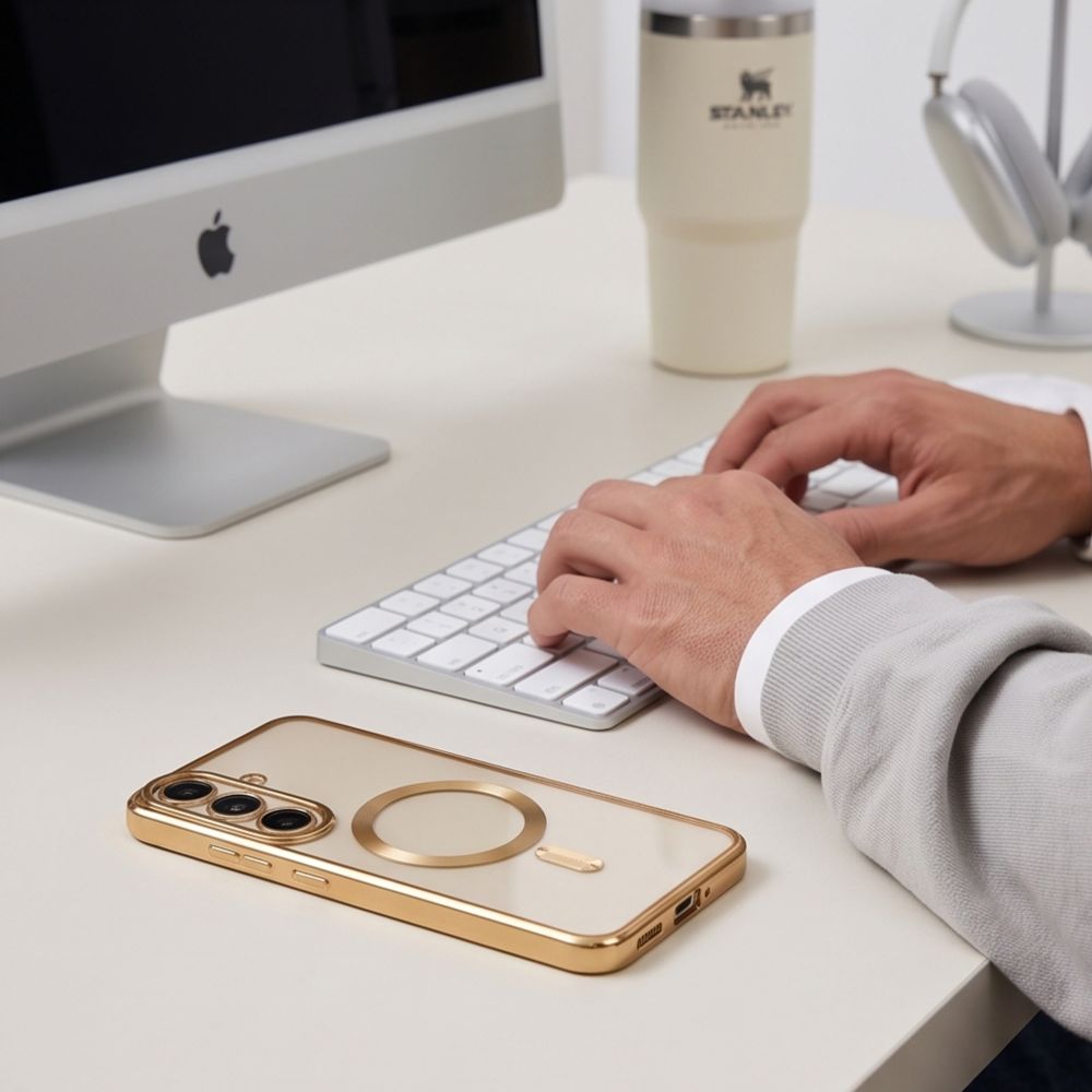 Tech-Protect Samsung Galaxy S26 FE Cover MagFlex MagSafe Guld