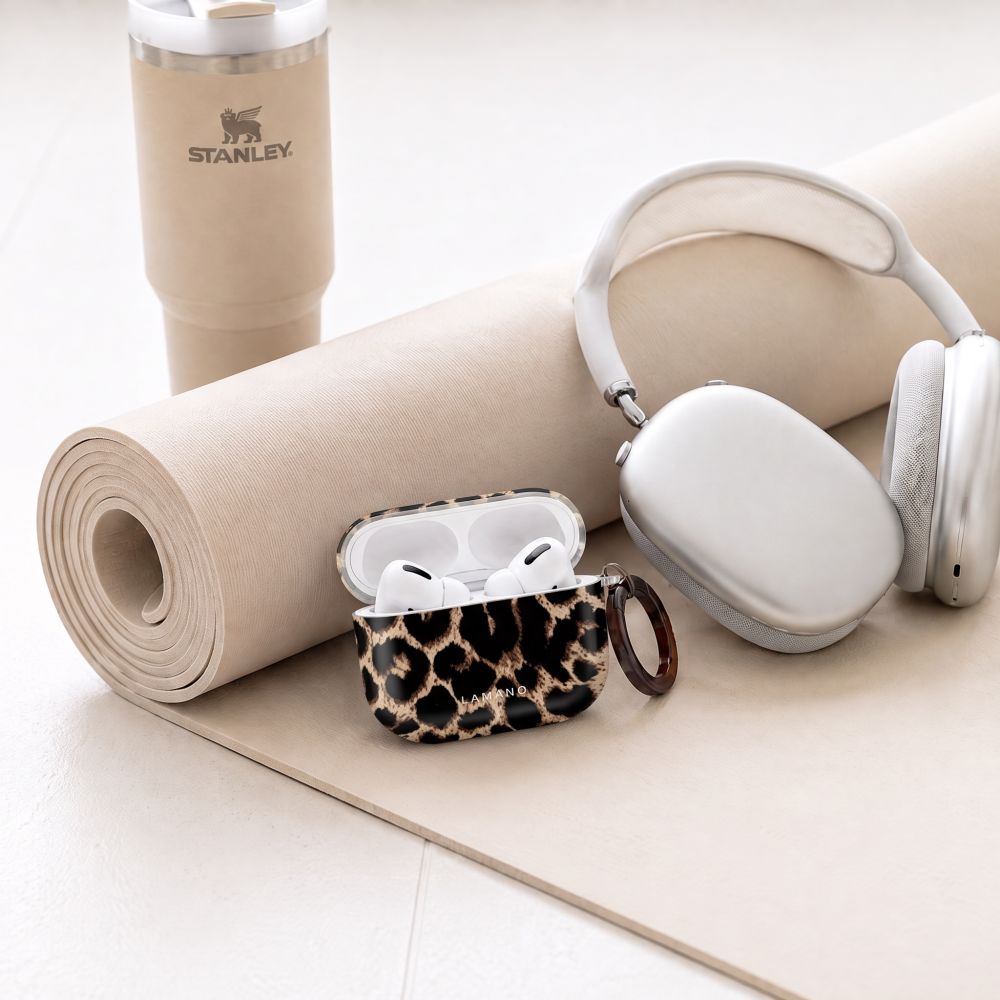 Tech-Protect AirPods 4/5 Cover Lamano Leopard