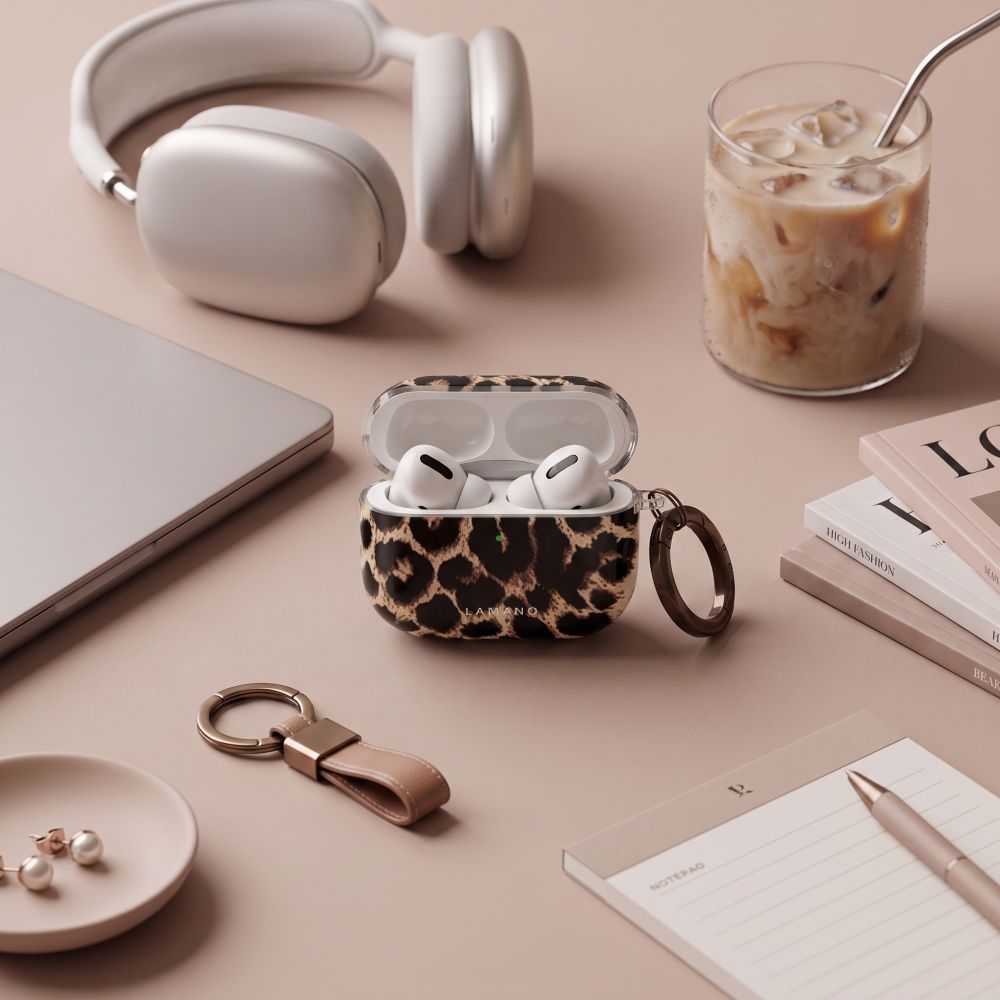 Tech-Protect AirPods 4/5 Cover Lamano Leopard
