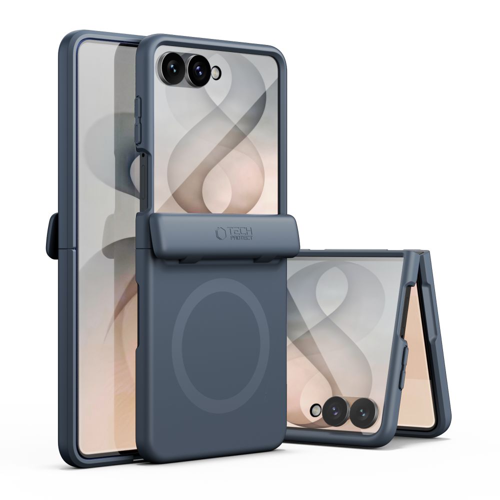 Tech-Protect Samsung Galaxy Z Flip 8 Cover Aura MagSafe Blå