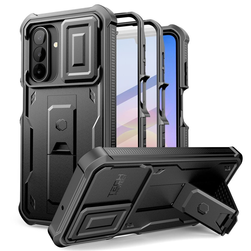 Tech-Protect Samsung Galaxy A17/A18 Cover Kevlar Cam+ Sort