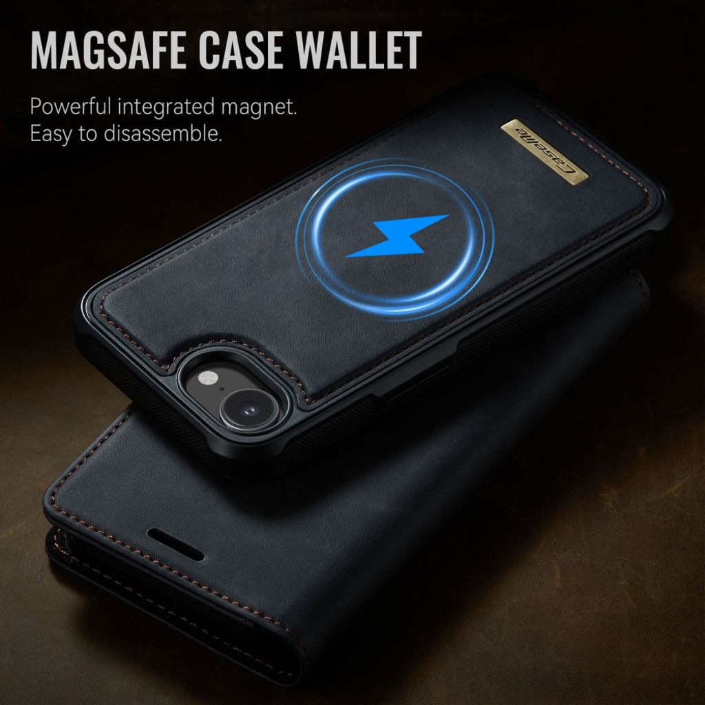 CaseMe iPhone 16e/iPhone 17e Etui C49 Series Sort