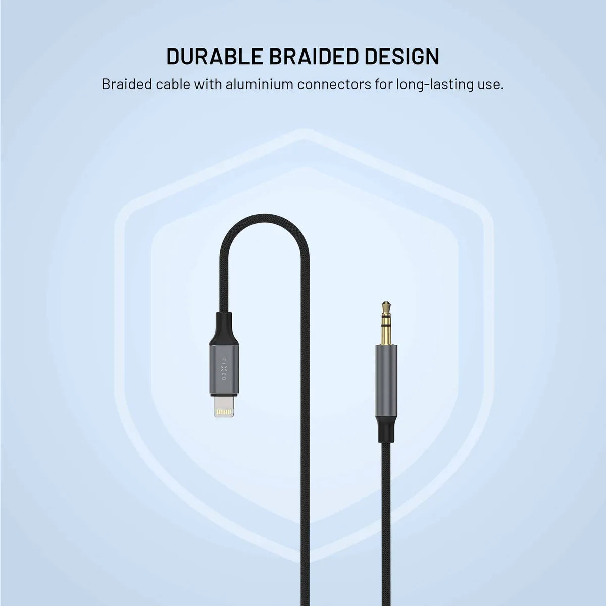 Fixed Lydkabel Link Premium Lightning til 3.5mm 1.5m