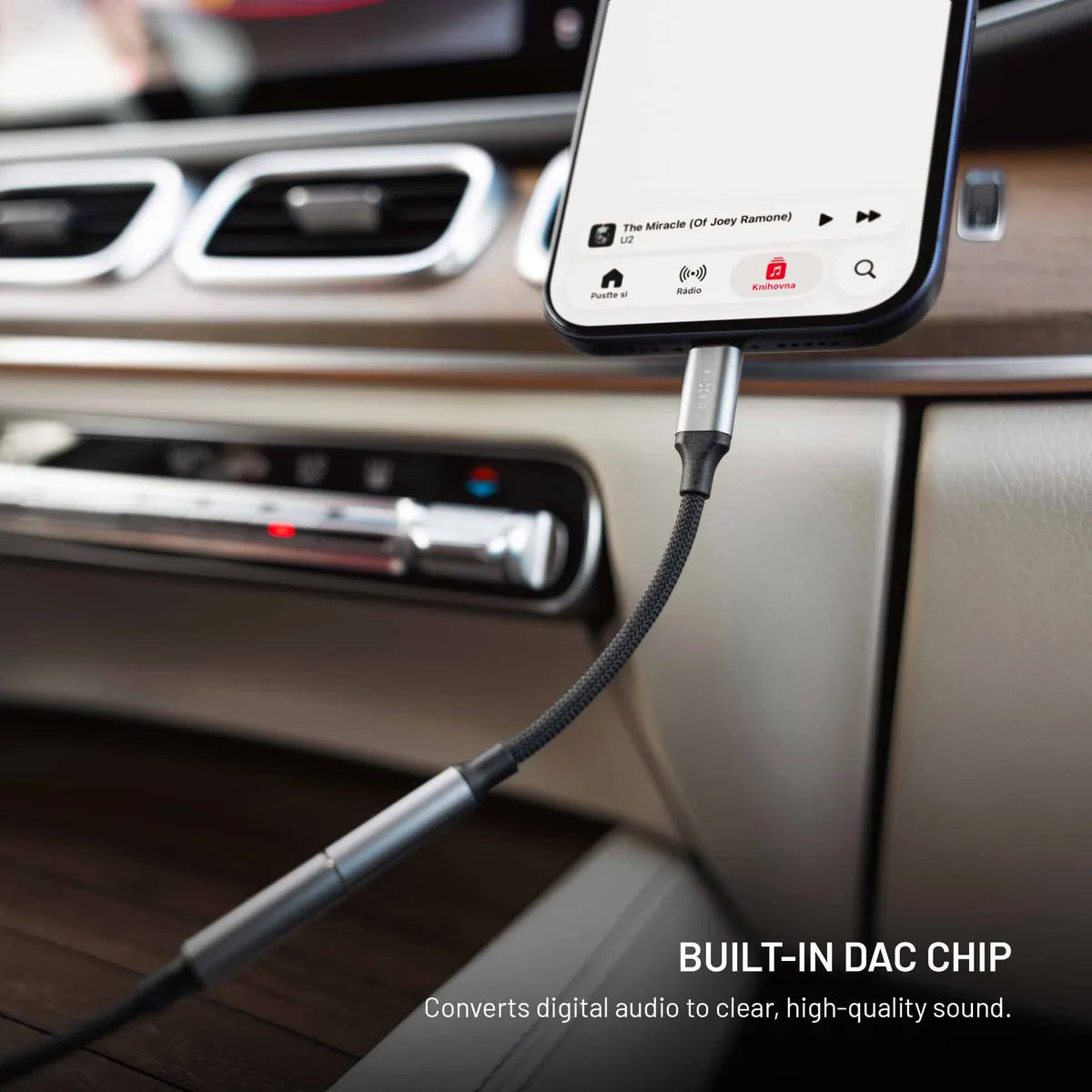Fixed Lydadapter Link Premium USB-C til 3,5mm