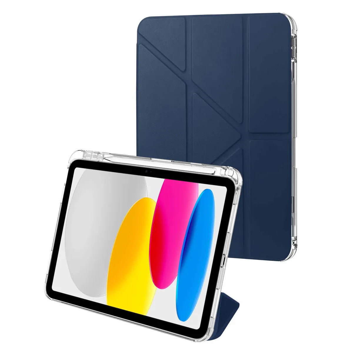 X2O iPad 11 (A16)/iPad 10.9 (gen 10) Etui FlexFold Folio Blå