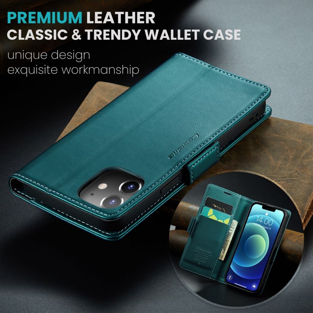 CaseMe iPhone 12 Mini Etui 023 Series Grøn