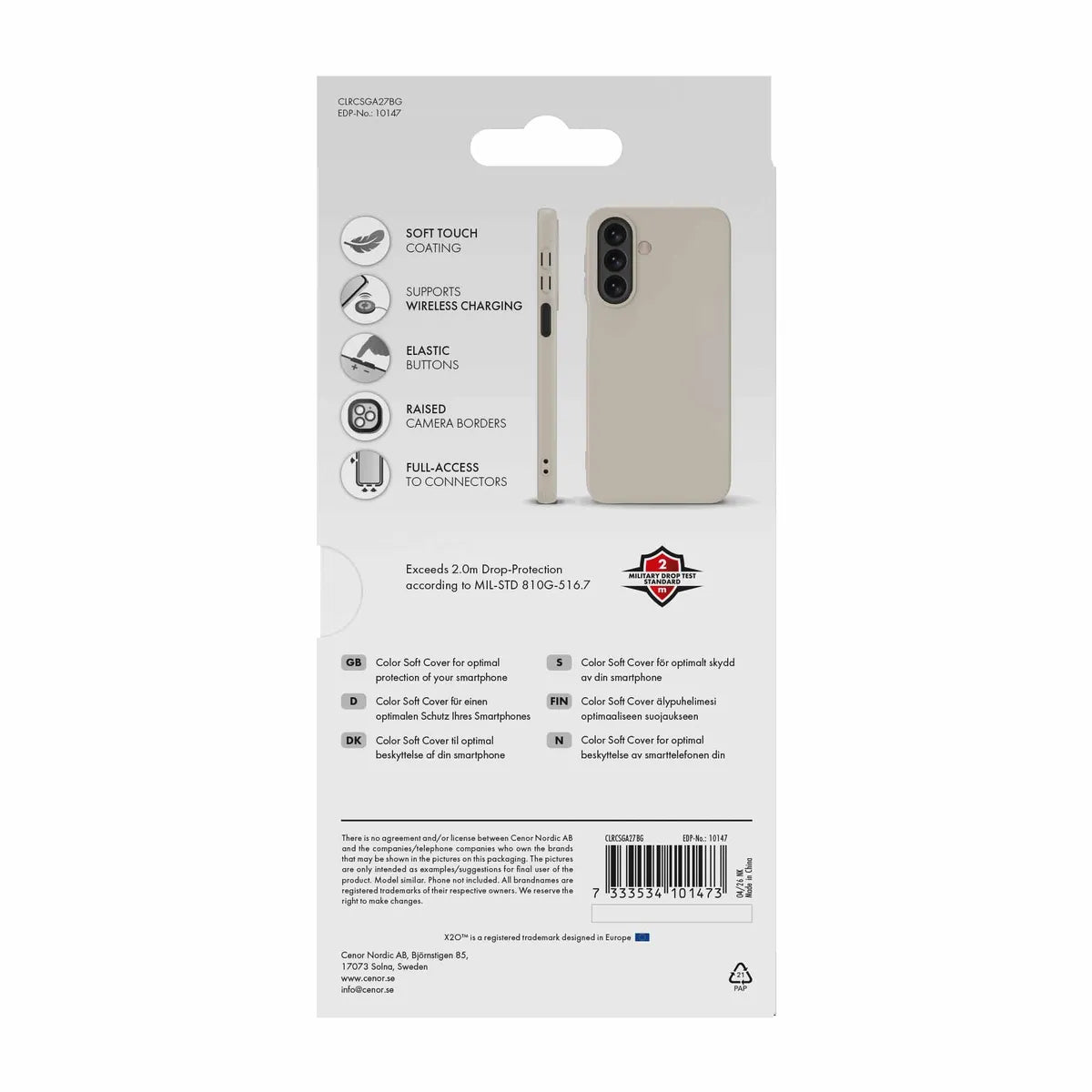 X2O Samsung Galaxy A27 Cover Color Soft Beige