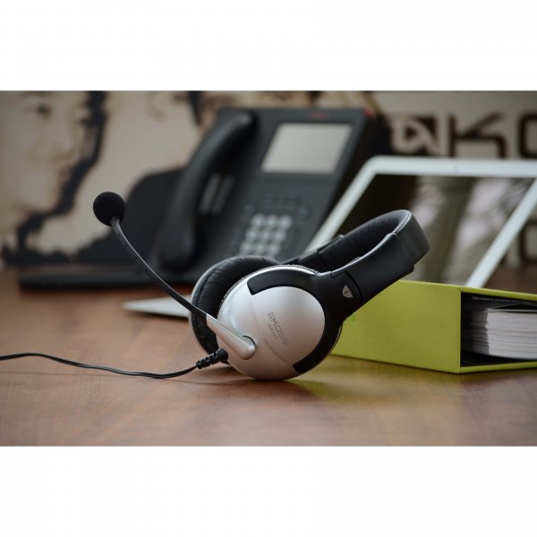 Koss Headset SB45 USB On-Ear Sølv/Sort
