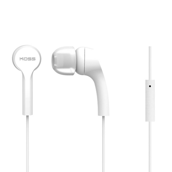 Koss Hovedtelefoner KEB9i In Ear Mic Hvid
