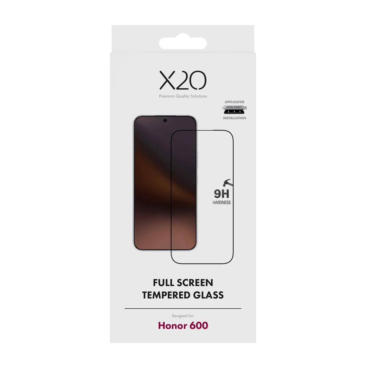 X2O Honor 600 Skærmbeskytter Premium Full Screen