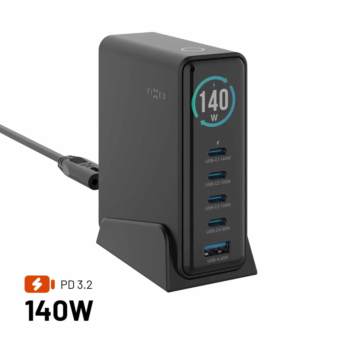 Fixed Skrivbordsladdare GaN140 Charging Dock