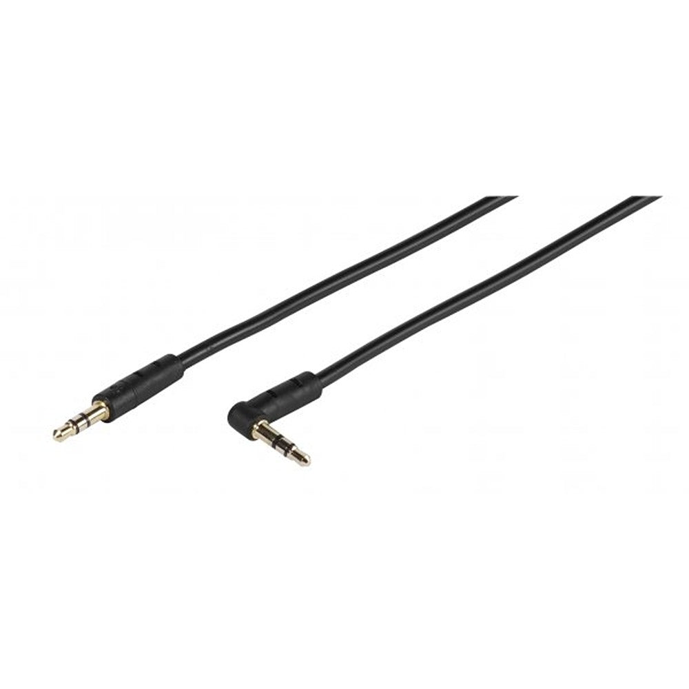 Vivanco Lydkabel 3.5mm Vinklet 0.5 meter