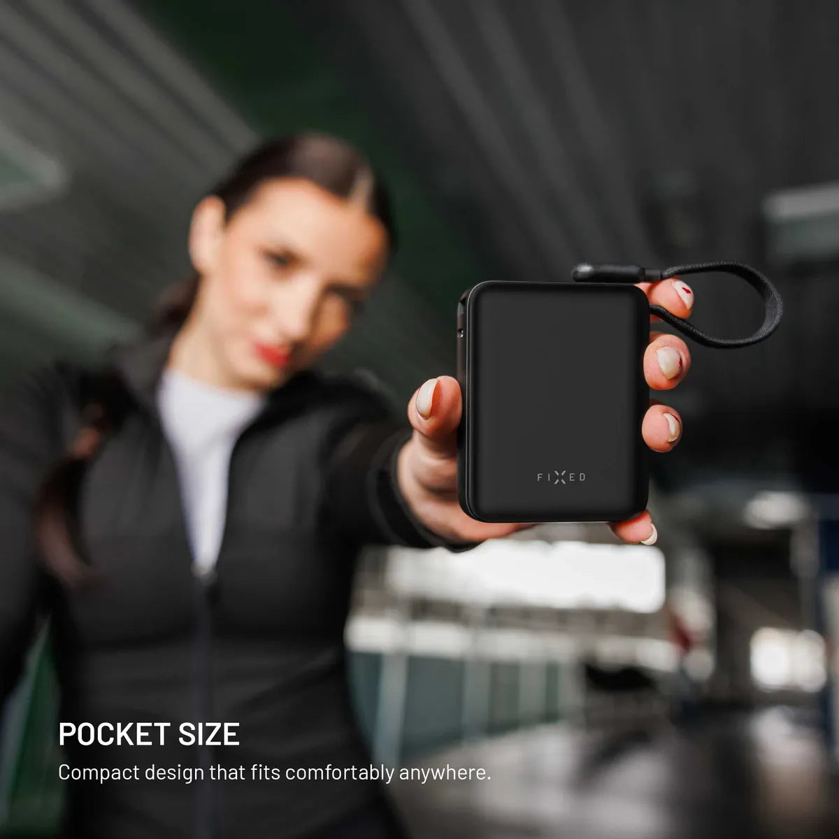 Fixed Zen 10 Loop Powerbank med indbygget USB-C kabel 30W