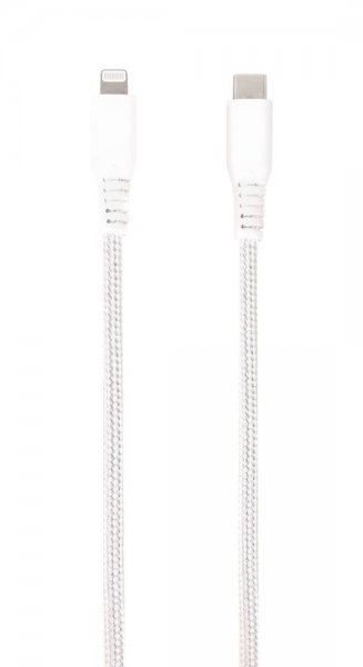Vivanco Kabel Longlife Braided USB-C/Lightning 0.5m Hvid