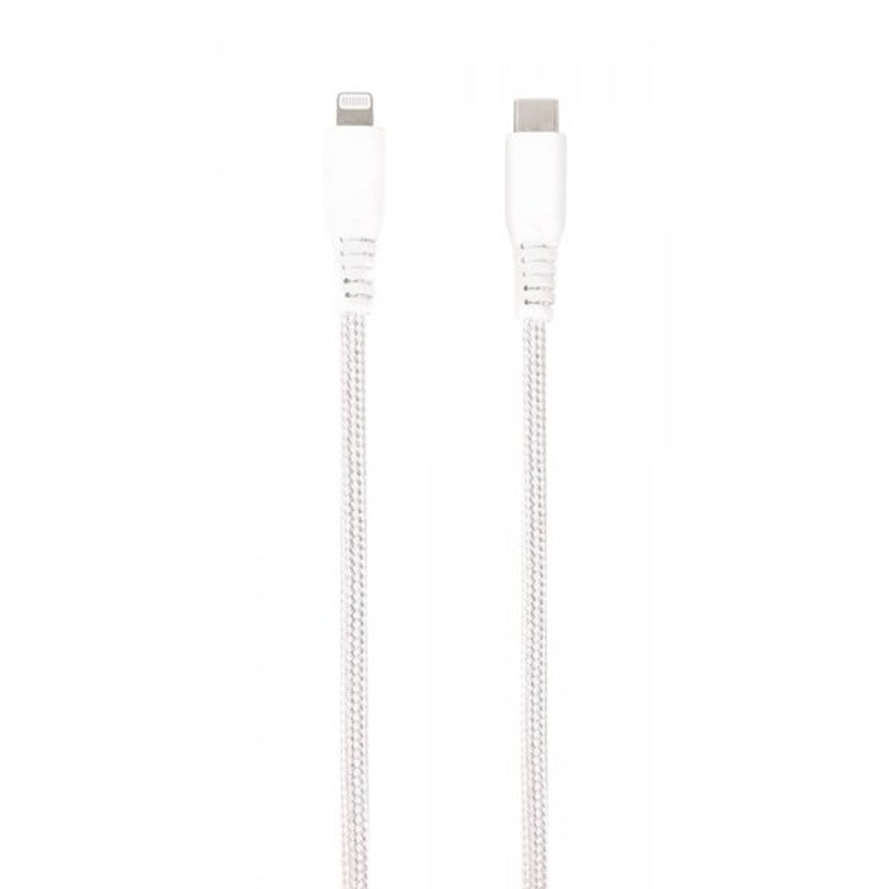Vivanco Kabel Longlife Braided USB-C/Lightning 0.5m Hvid
