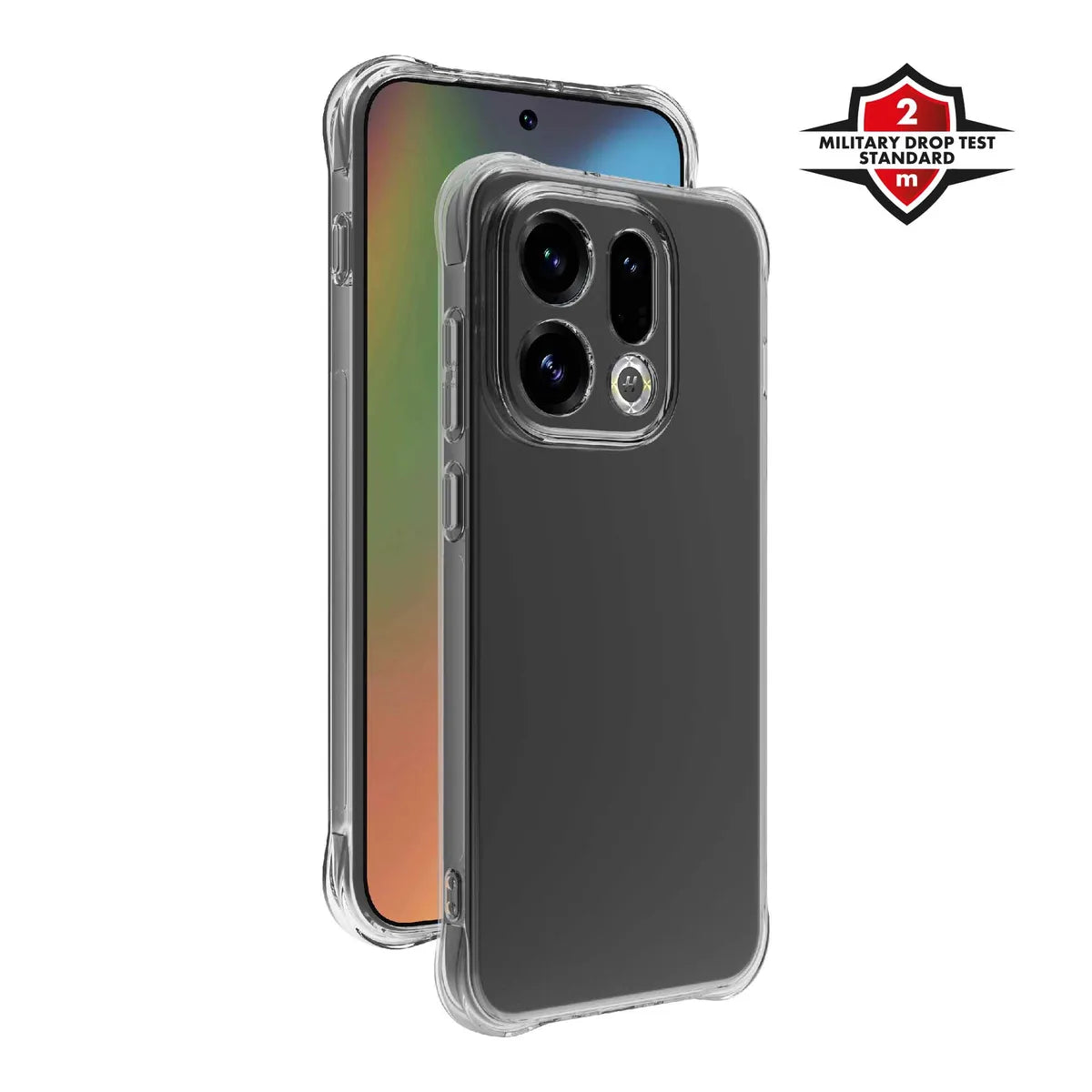 X2O Oppo Find X9 Cover Anti-Shock Klar