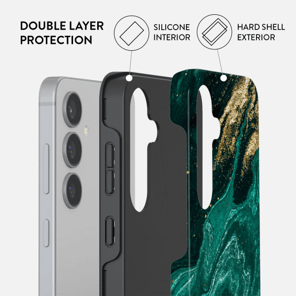 Burga Samsung Galaxy S24 Cover Tough Emerald Pool