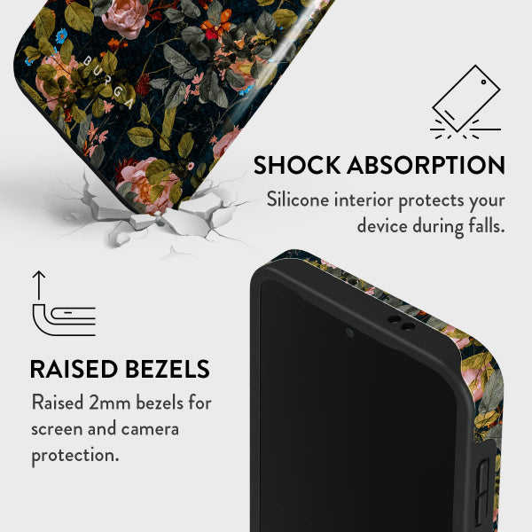 Burga Samsung Galaxy S24 FE Cover Tough Bloomy Garden