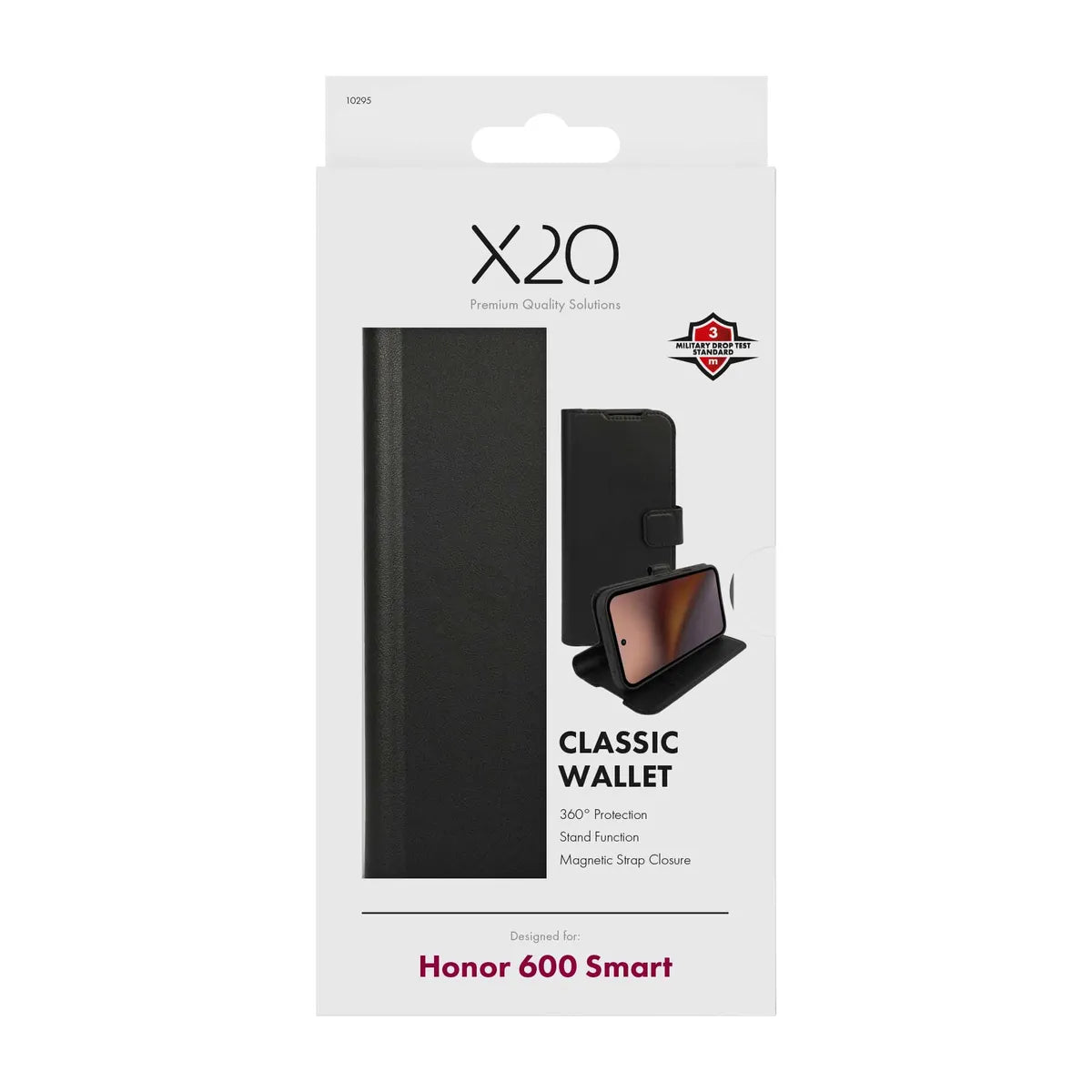 X2O Honor 600 Smart Etui Classic Wallet Sort