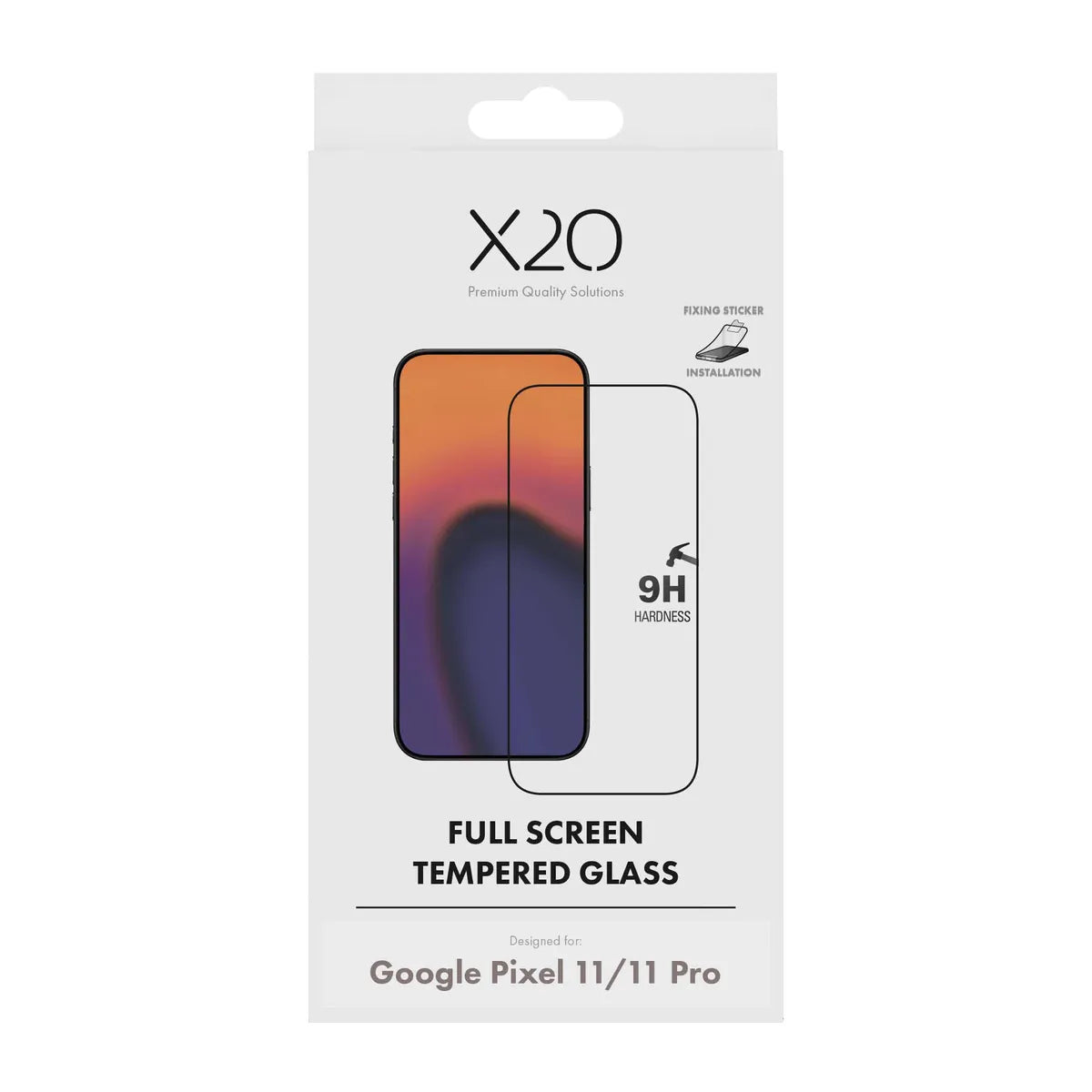 X2O Google Pixel 11/Pixel 11 Pro Skærmbeskytter Full Screen