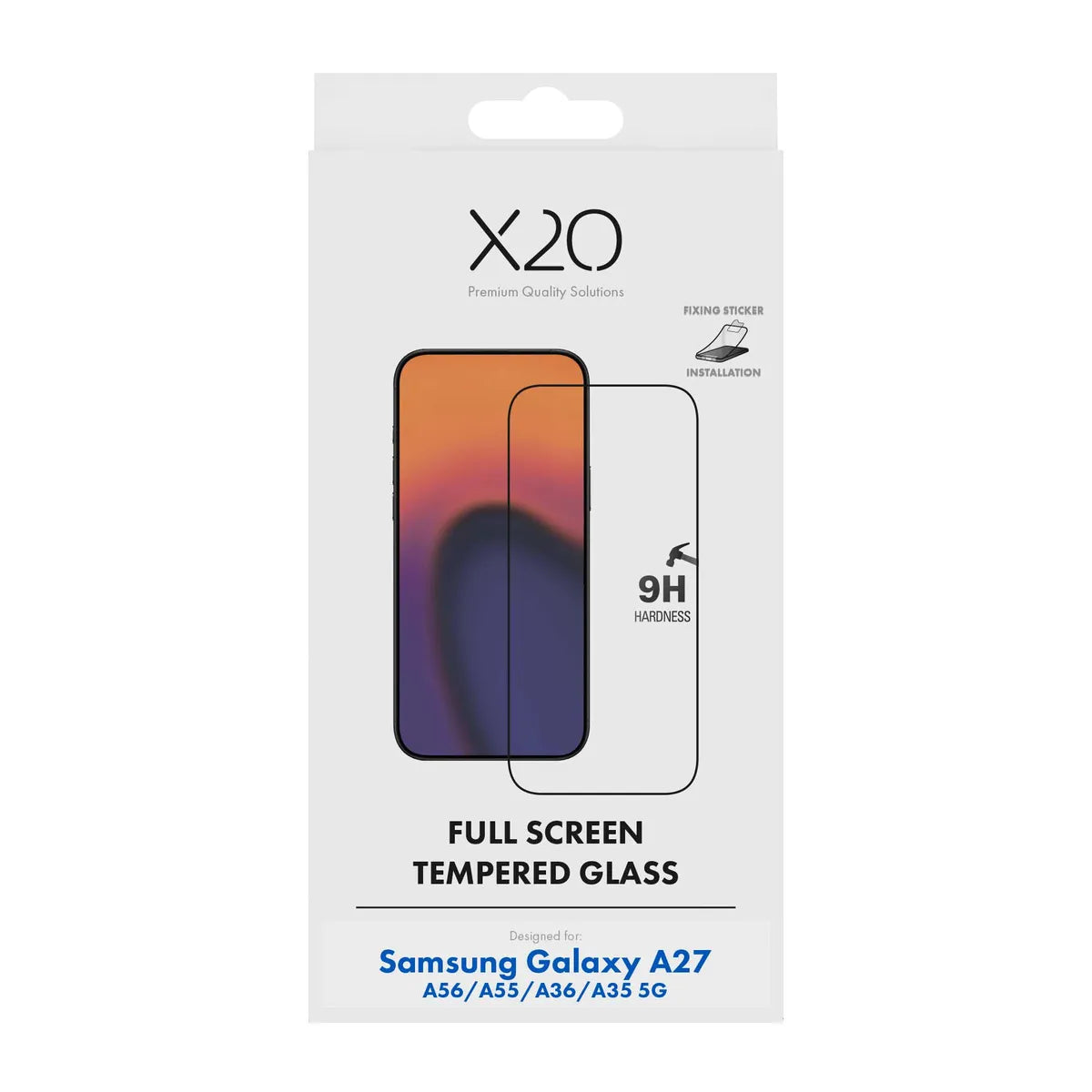 X2O Samsung Galaxy A27/A56/A55/A36/A35 Skærmbeskytter Full Screen