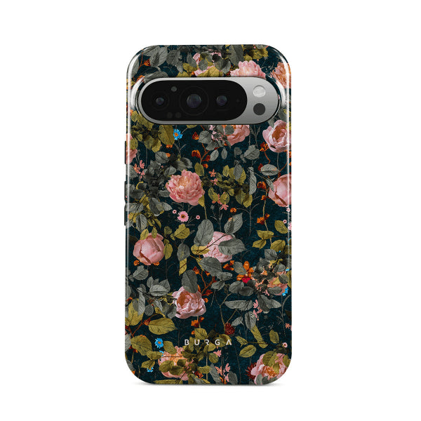 Burga Google Pixel 9/Pixel 9 Pro Cover Tough Bloomy Garden