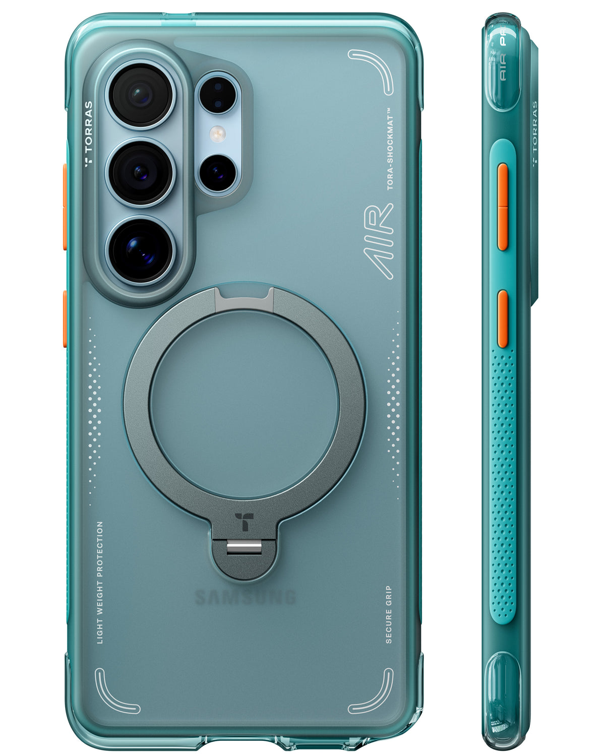 Torras Samsung Galaxy S26 Ultra Cover Ostand Q3 Air Glacier Sprint
