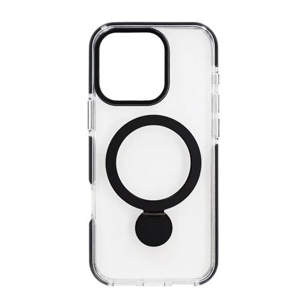 iPhone 16 Pro Cover Ringstativ MagSafe Sort