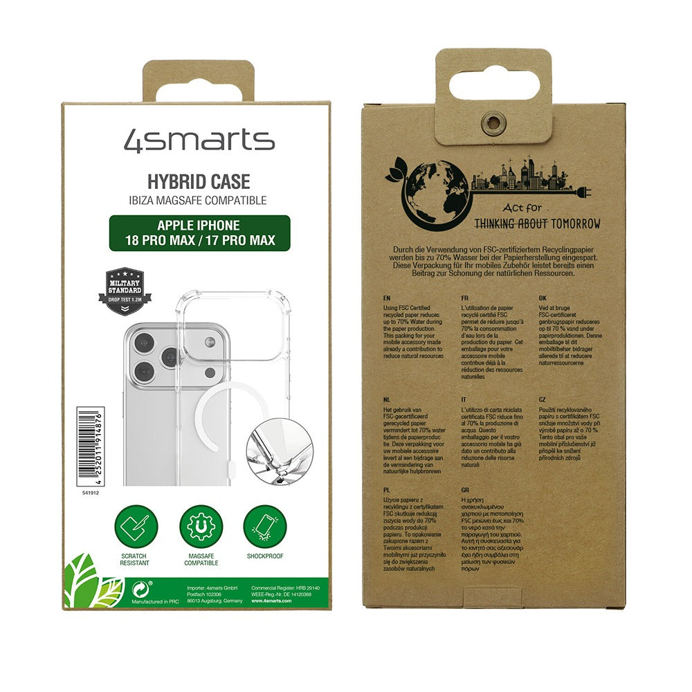 4smarts iPhone 17 Pro Max/iPhone 18 Pro Max Cover Ibiza MagSafe Klar