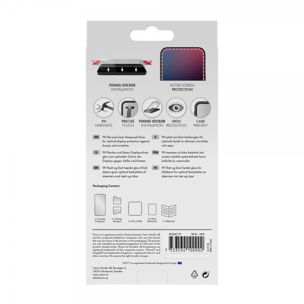 X2O Samsung Galaxy XCover 7/Galaxy XCover 7 Pro Skærmbeskyttelse Hærdet Beskyttelsesglas 9H