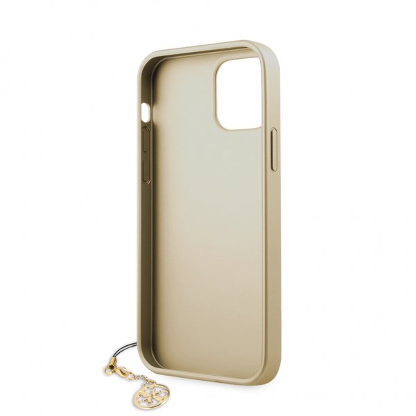 Guess iPhone 12 Mini Cover 4G Charms Brun
