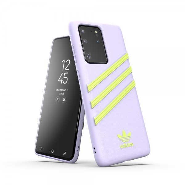 Adidas Samsung Galaxy S20 Ultra Cover OR 3 Stripes Snap Case Lilla