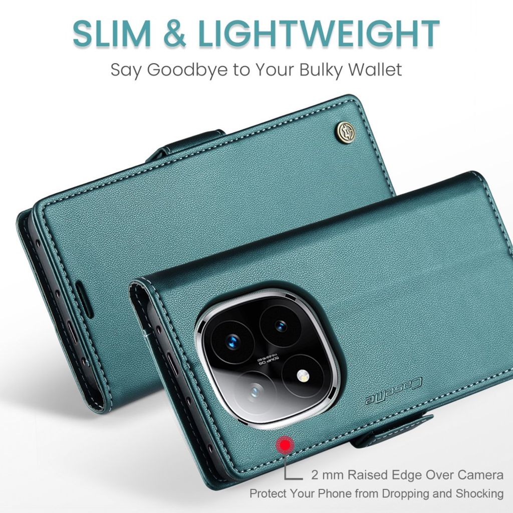 CaseMe Xiaomi Redmi Note 14 Pro 5G/14 Pro Plus 5G Etui 023 Series Grøn