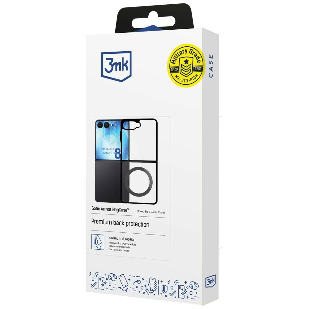 3mk Samsung Galaxy Z Flip 8 Cover Satin Armor MagCase Sort
