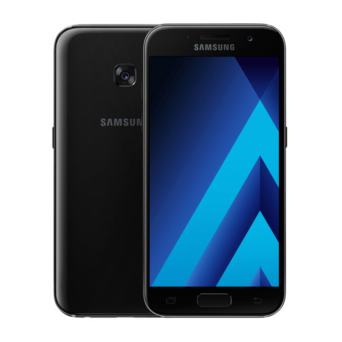 Brugt Samsung Galaxy A3 16GB Black Sky – God stand