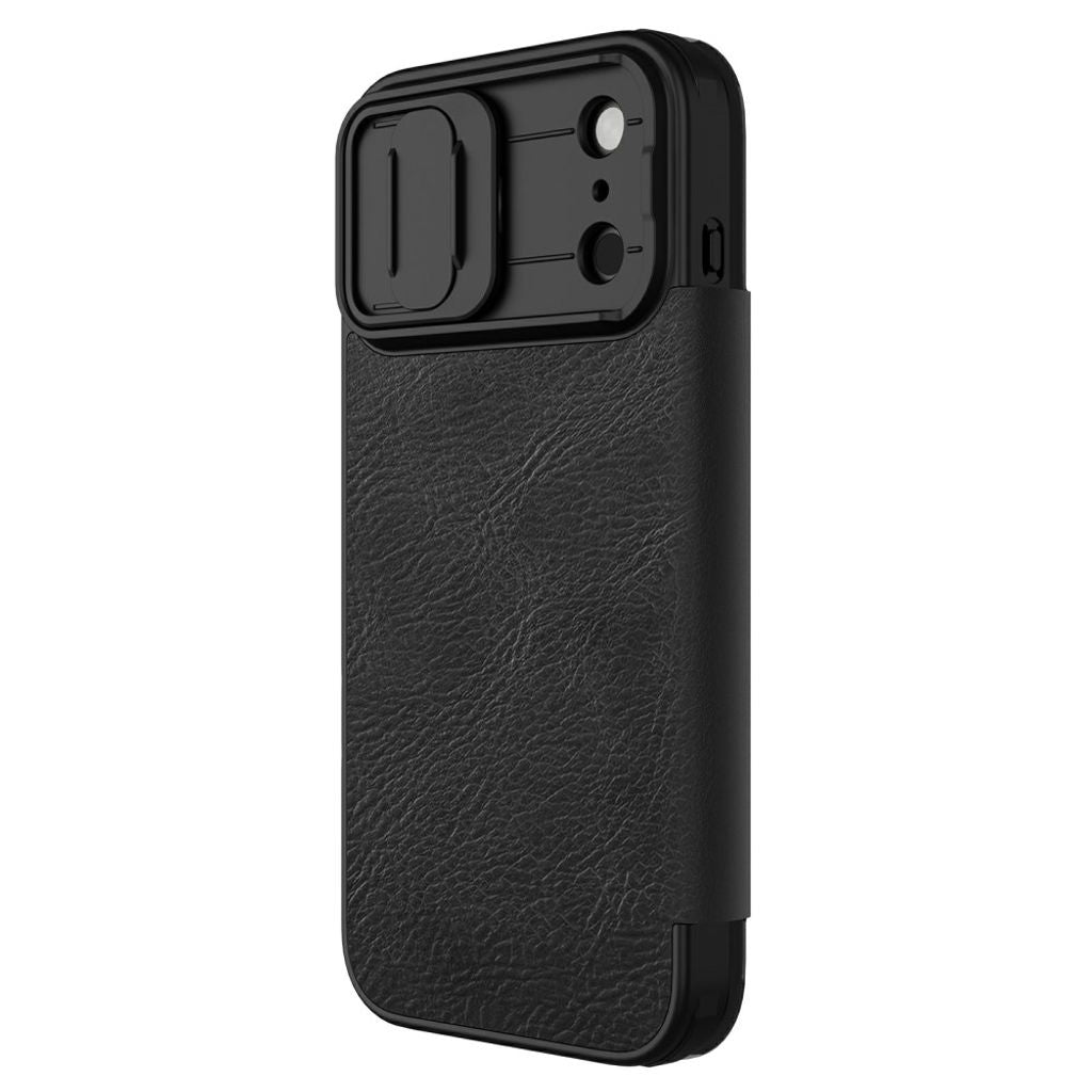 Nillkin iPhone 17 Pro/iPhone 18 Pro Etui Qin Pro Sort
