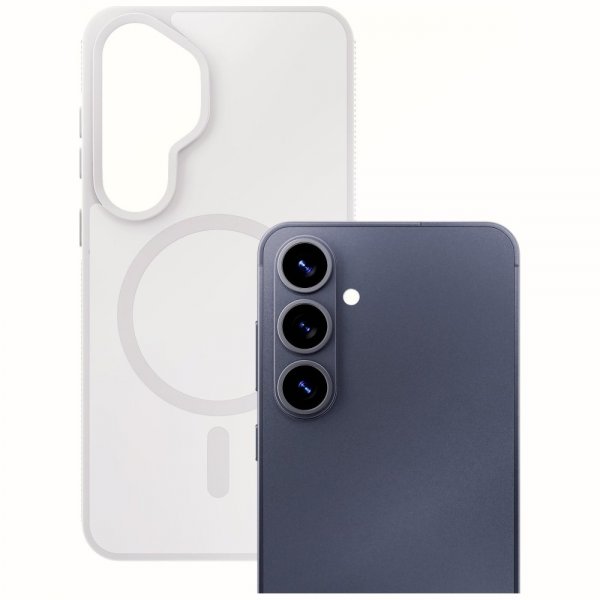 3mk Samsung Galaxy S26 Plus Cover Smoke MagCase Hvid