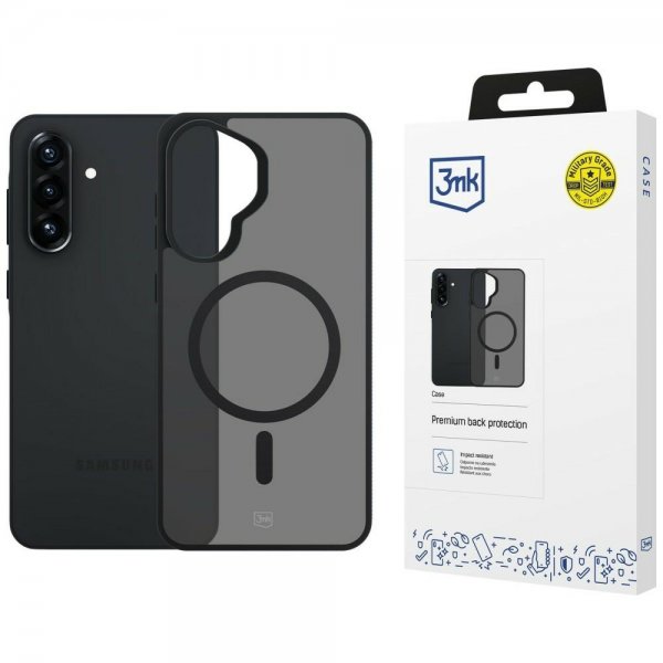 3mk Samsung Galaxy A37 Cover Smoke MagCase Sort