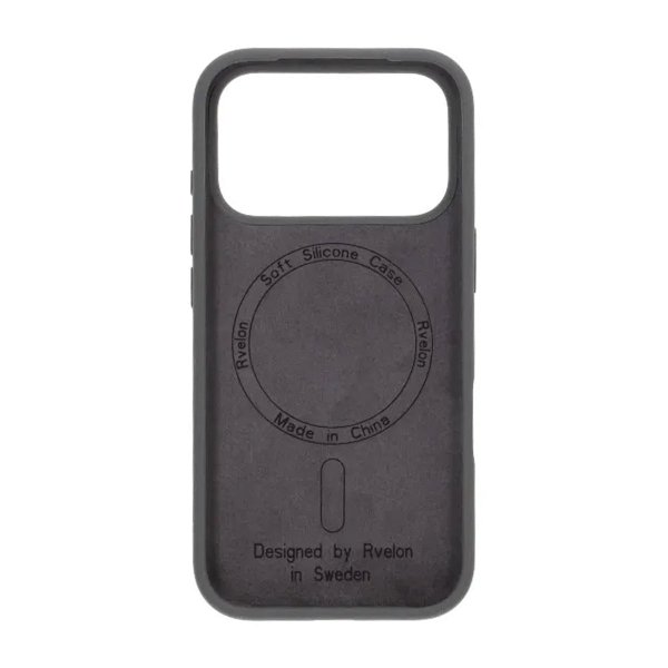 Rvelon iPhone 17 Pro Silikone MagSafe Cover Grå