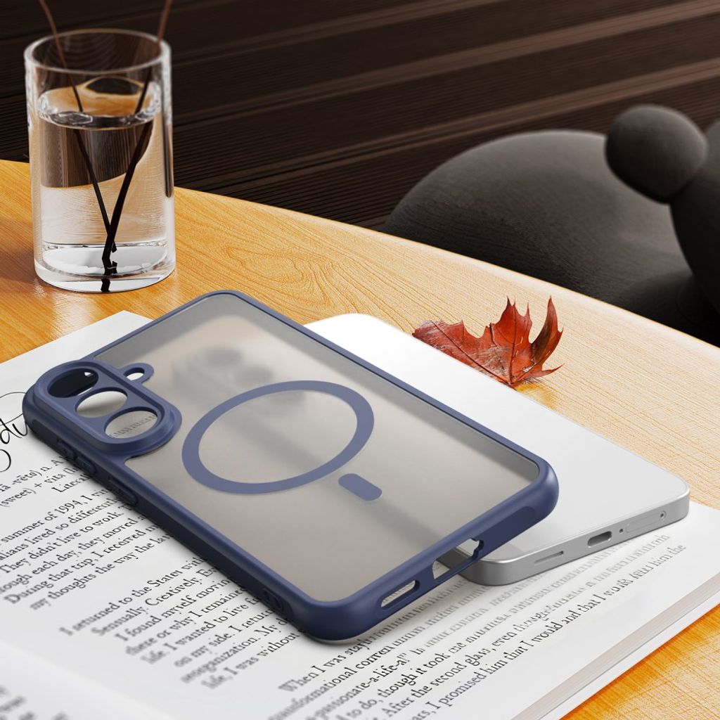 Samsung Galaxy S26 FE Cover Frosted MagSafe Blå