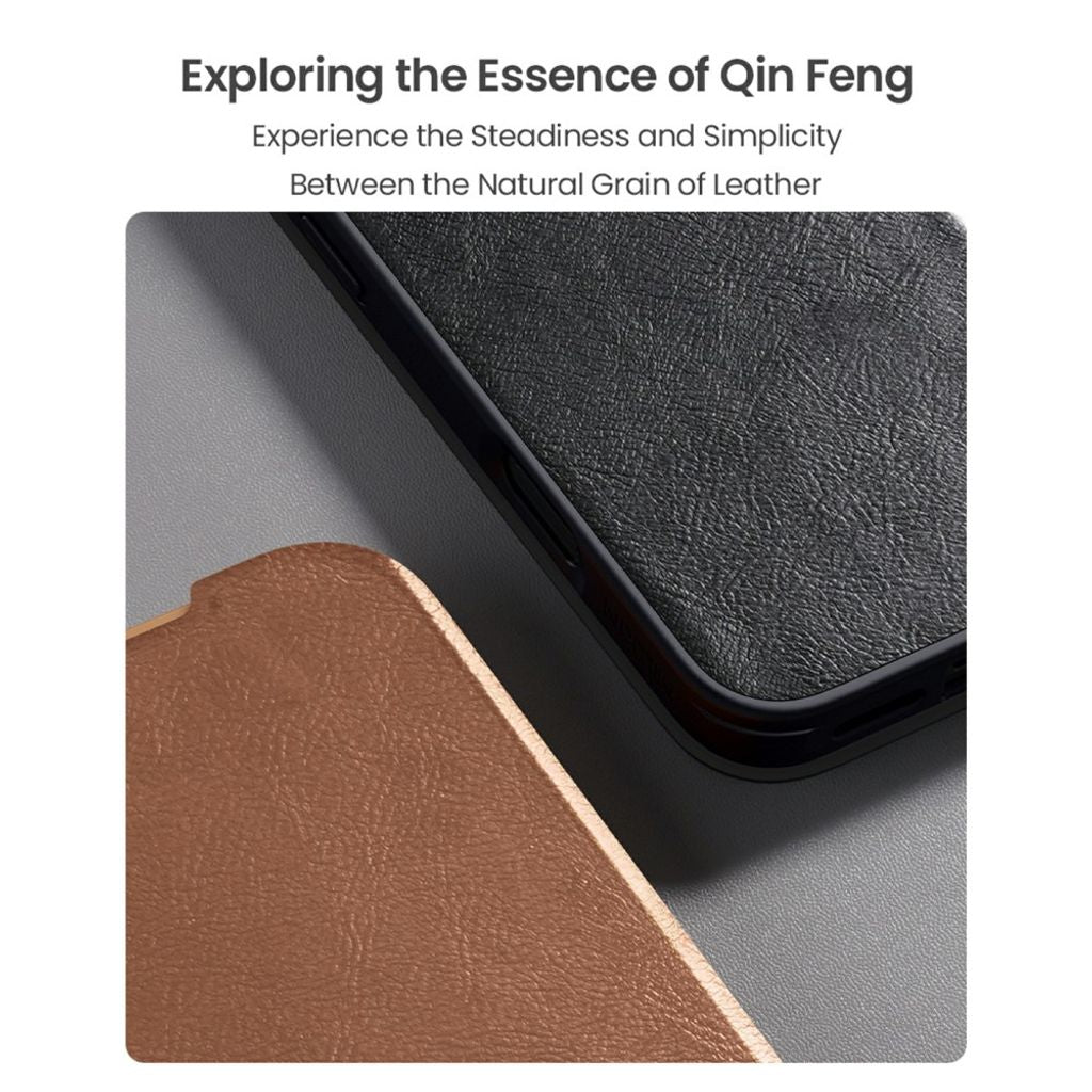 Nillkin iPhone 17 Pro/iPhone 18 Pro Etui Qin Pro Sort