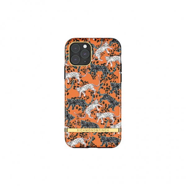 Richmond & Finch iPhone 11 Pro Cover Orange Leopard