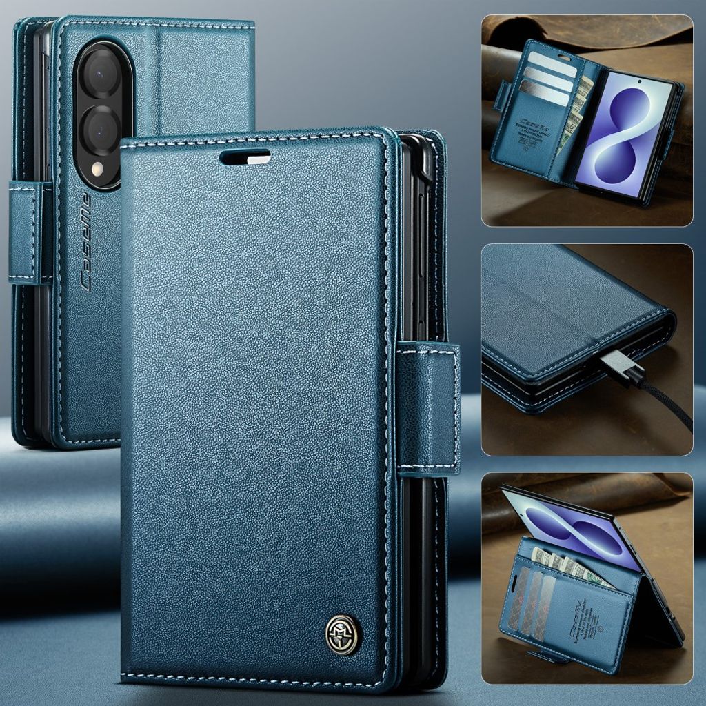 CaseMe Samsung Galaxy Z Fold 8 Etui 023 Series Blå