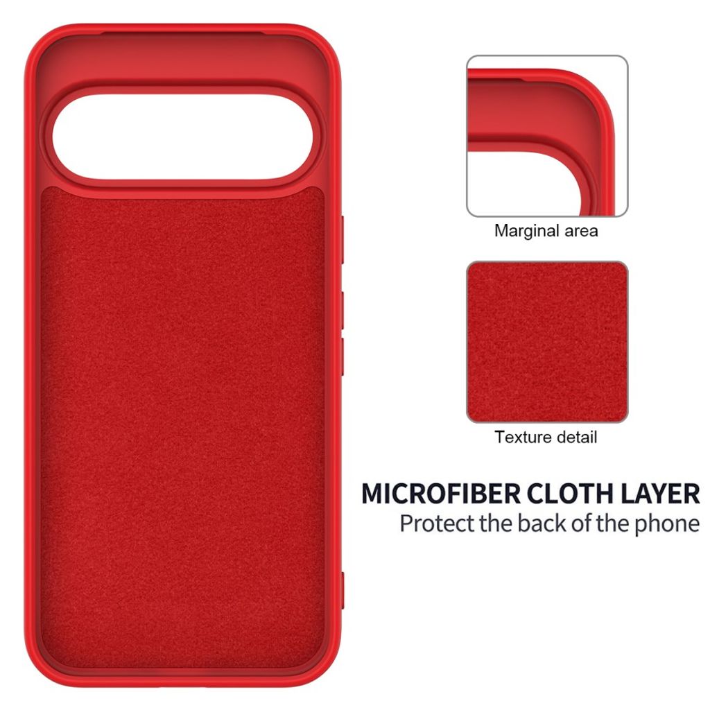 Google Pixel 11 Pro XL Cover med Strap Silikone Rød
