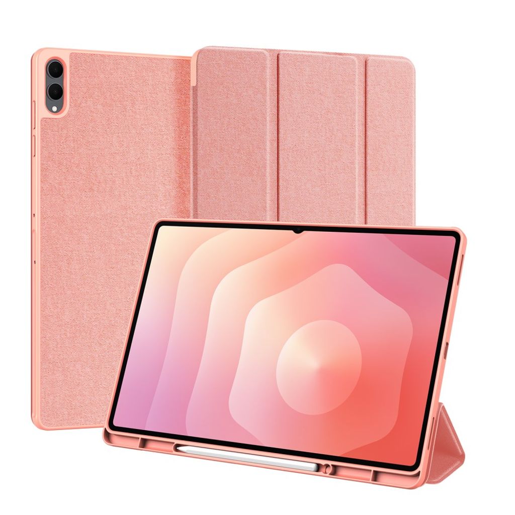 Dux Ducis Samsung Galaxy Tab S11 Ultra/S12 Ultra Etui DOMO Series Lyserød