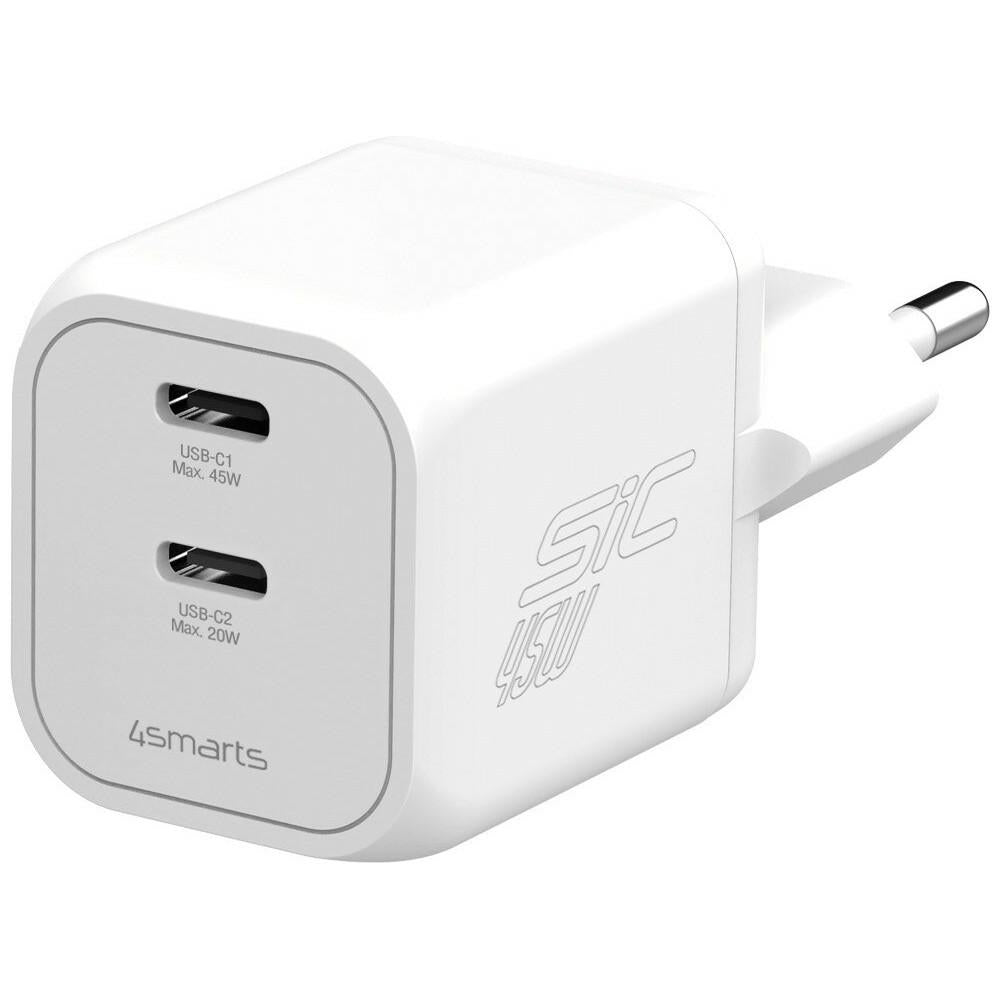 4smarts Væggladdere PDPlug SiC 45W 2xUSB-C