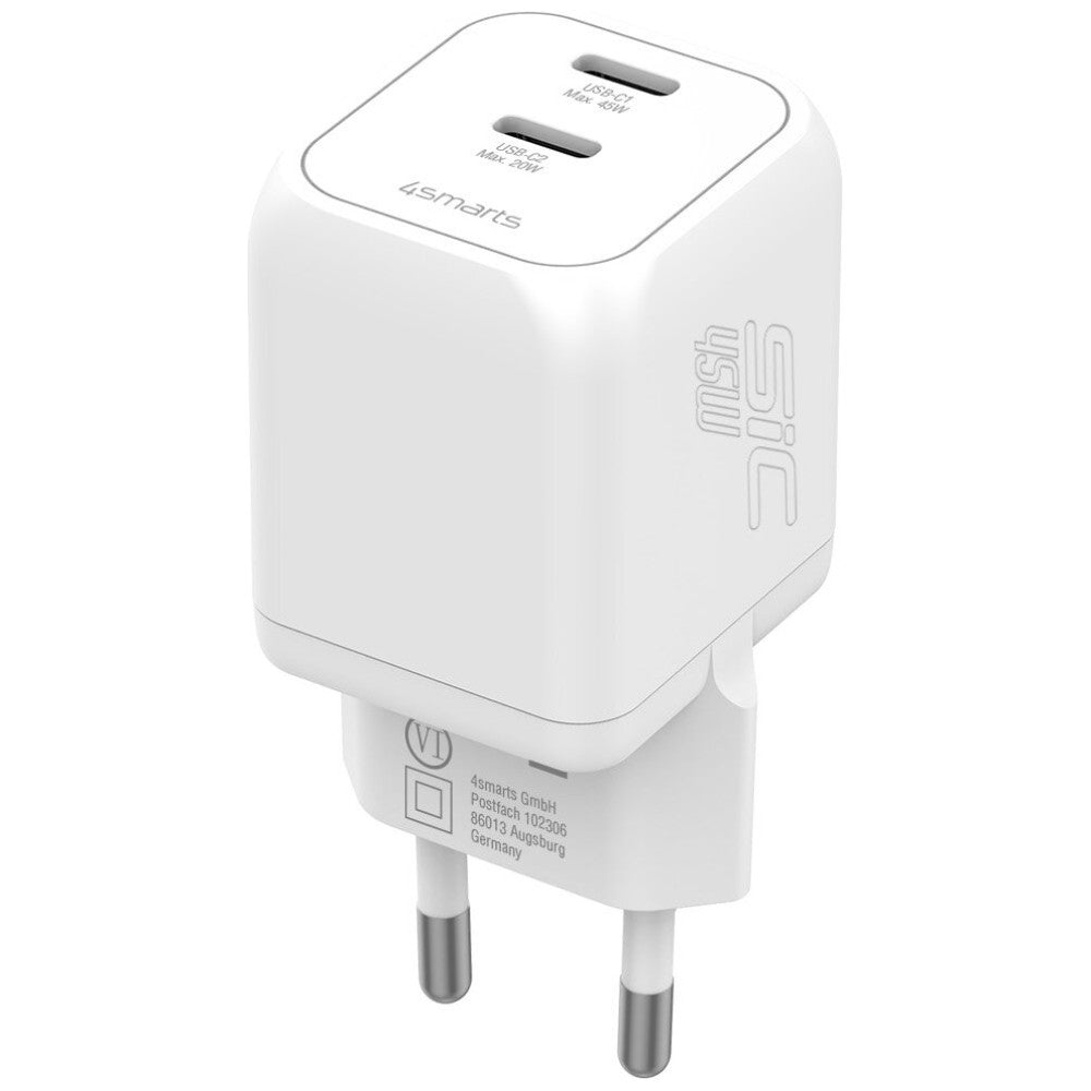 4smarts Væggladdere PDPlug SiC 45W 2xUSB-C