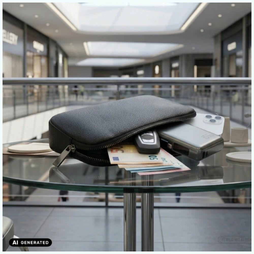 4smarts Tech-Clutch Secure Fingeraftryksslås Sort